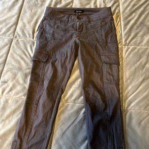 WHBM Skinny gray utility style pants
